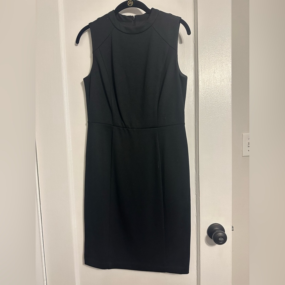 LOFT Black Sleeveless Mini Dress